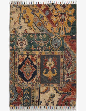 2' x 2' 11 Hand Knotted Ariana Ziegler Rug