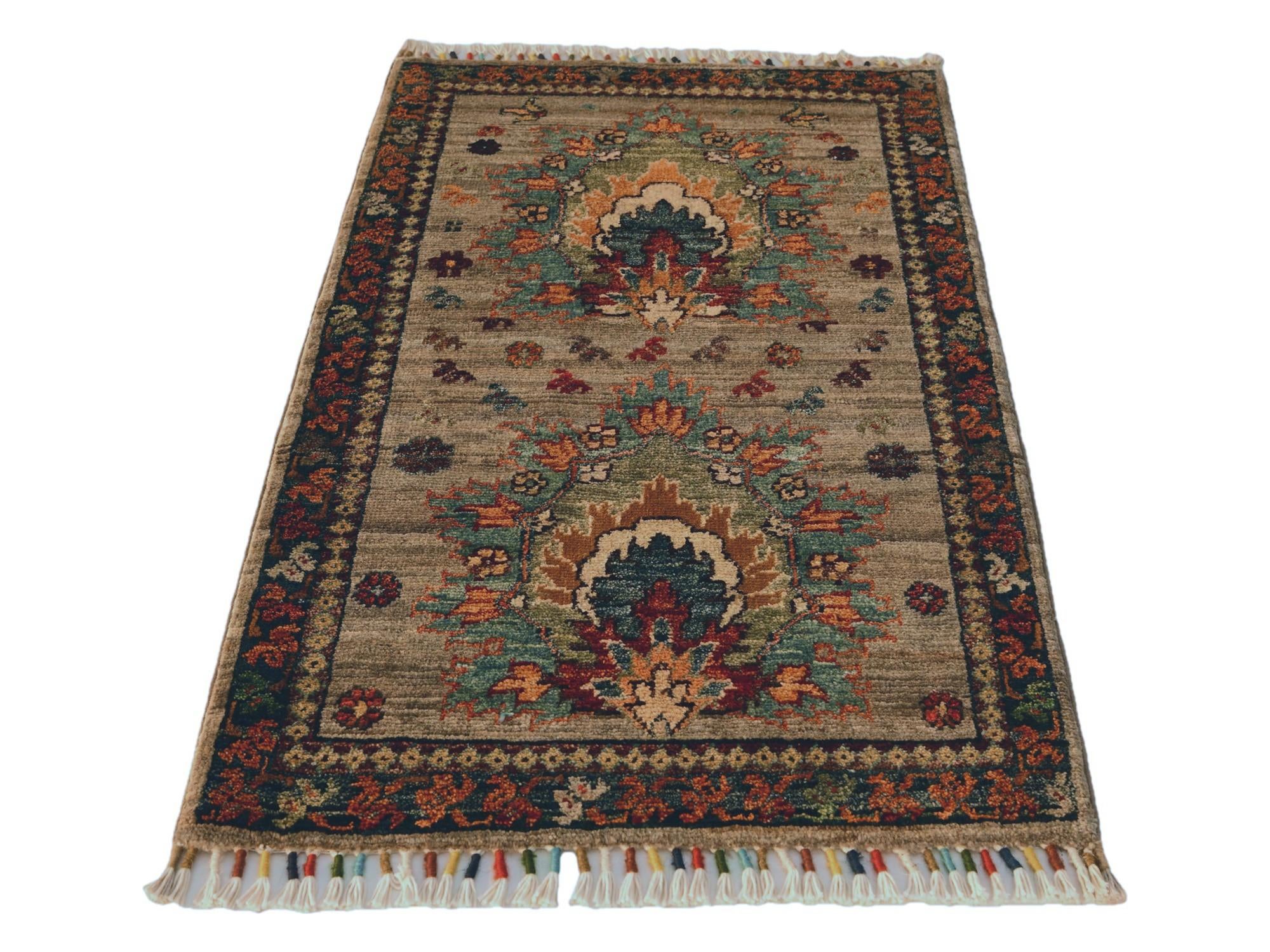 1' 10 x 3' 2 Hand Knotted Ariana Ziegler Rug