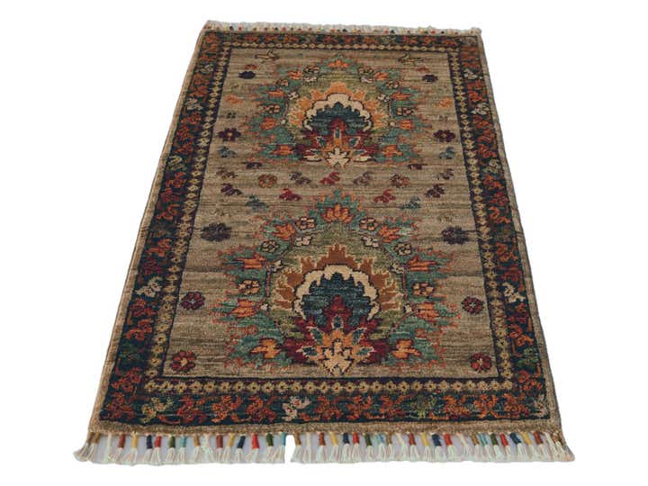 1' 10 x 3' 2 Hand Knotted Ariana Ziegler Rug