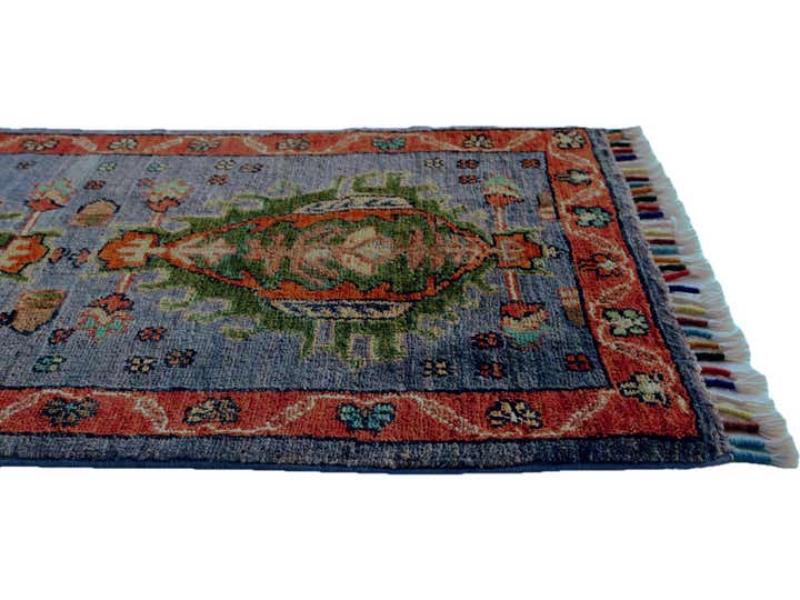 1' 8 x 3' 1 Hand Knotted Ariana Ziegler Rug