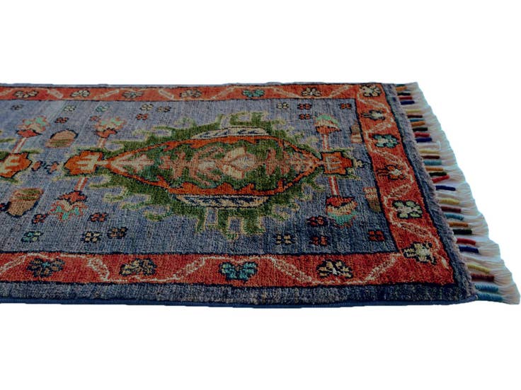 Detail image of 1' 8 x 3' 1 Hand Knotted Ariana Ziegler Rug