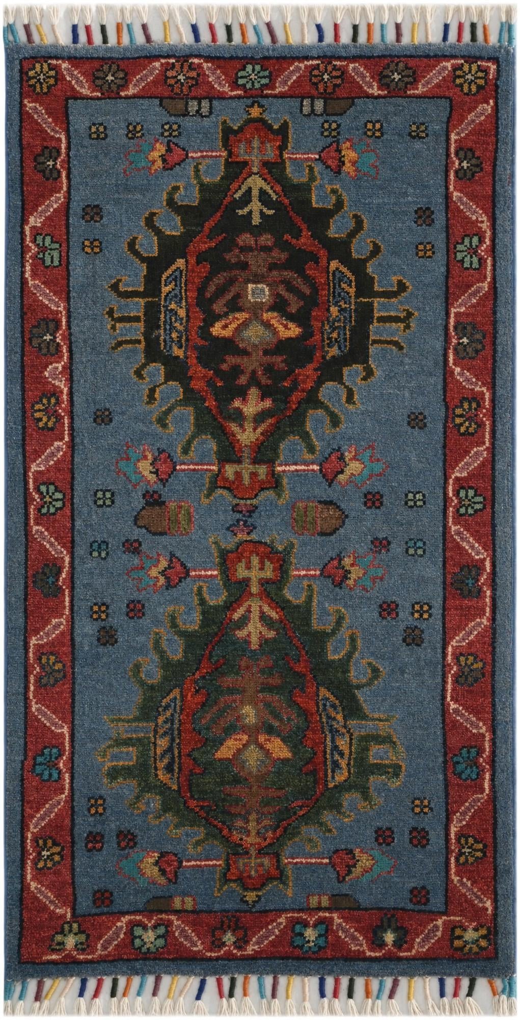 1' 8 x 3' 1 Hand Knotted Ariana Ziegler Rug