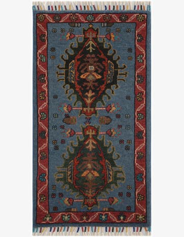 1' 8 x 3' 1 Hand Knotted Ariana Ziegler Rug