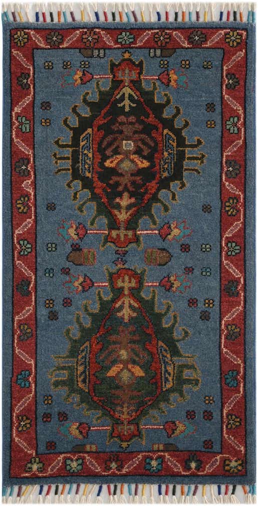 1' 8 x 3' 1 Hand Knotted Ariana Ziegler Rug