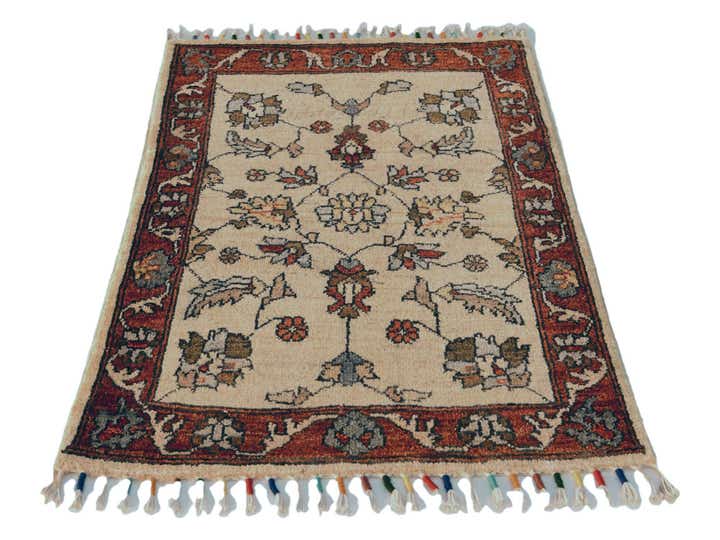 1' 11 x 2' 10 Hand Knotted Ariana Ziegler Rug