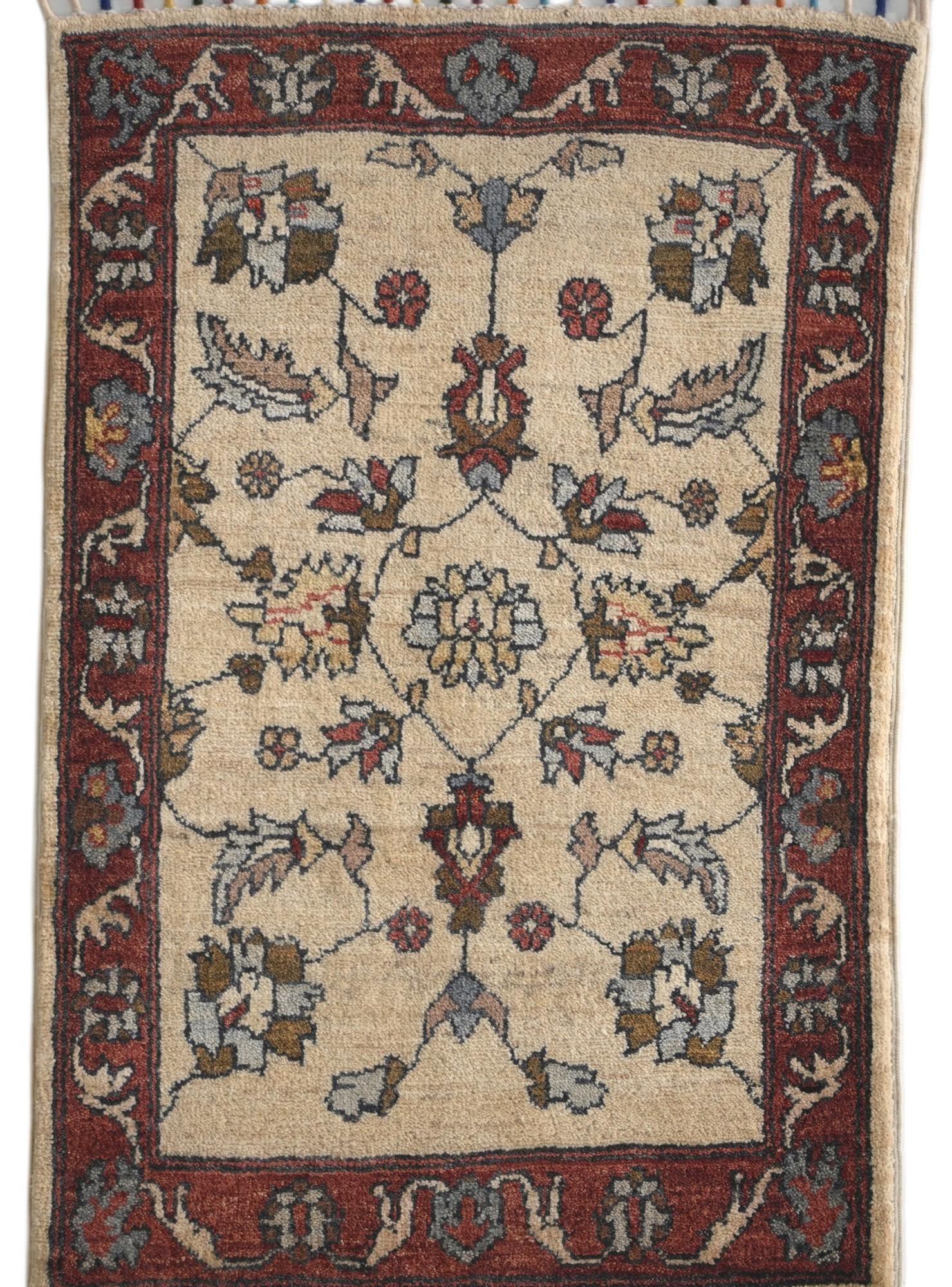 1' 11 x 2' 10 Hand Knotted Ariana Ziegler Rug