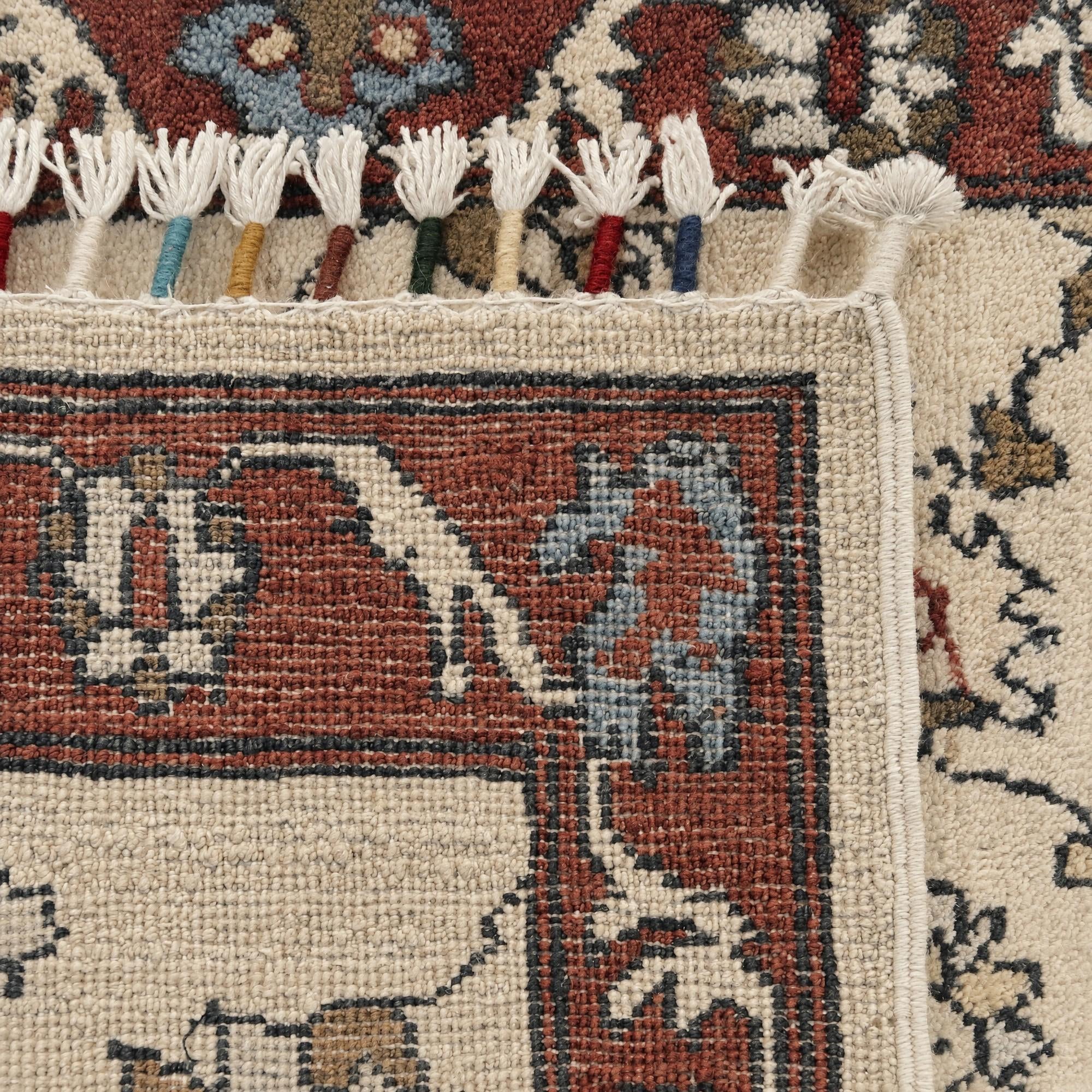 60cm x 85cm Hand Knotted Ariana Ziegler Rug