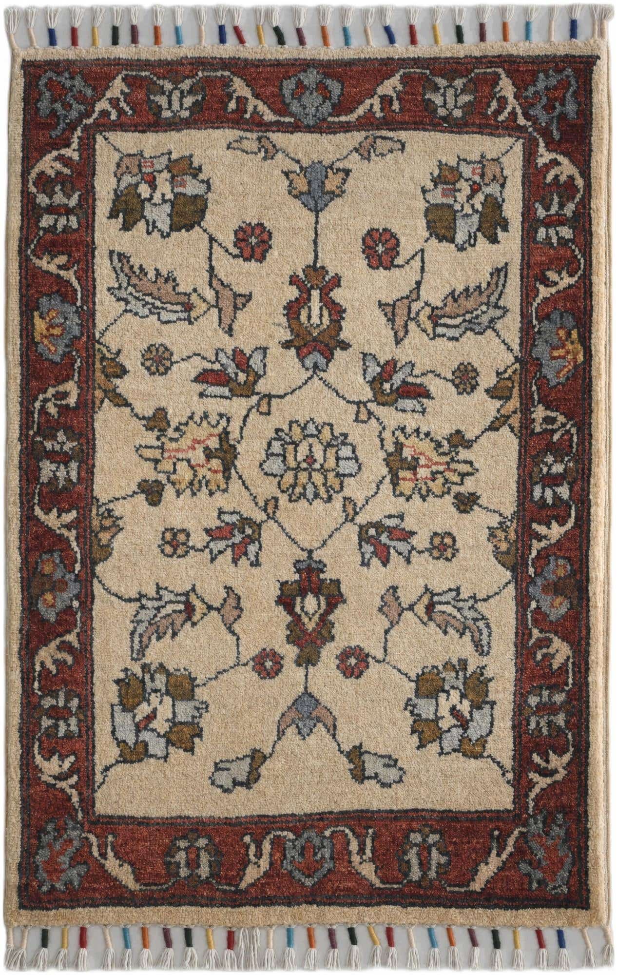 1' 11 x 2' 10 Hand Knotted Ariana Ziegler Rug