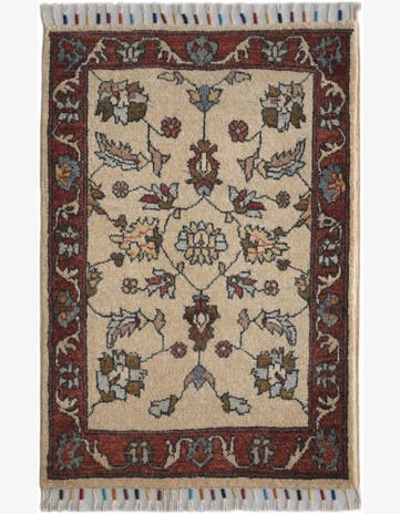 1' 11 x 2' 10 Hand Knotted Ariana Ziegler Rug