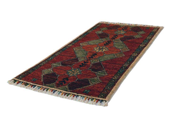 1' 9 x 3' 4 Hand Knotted Ariana Ziegler Rug