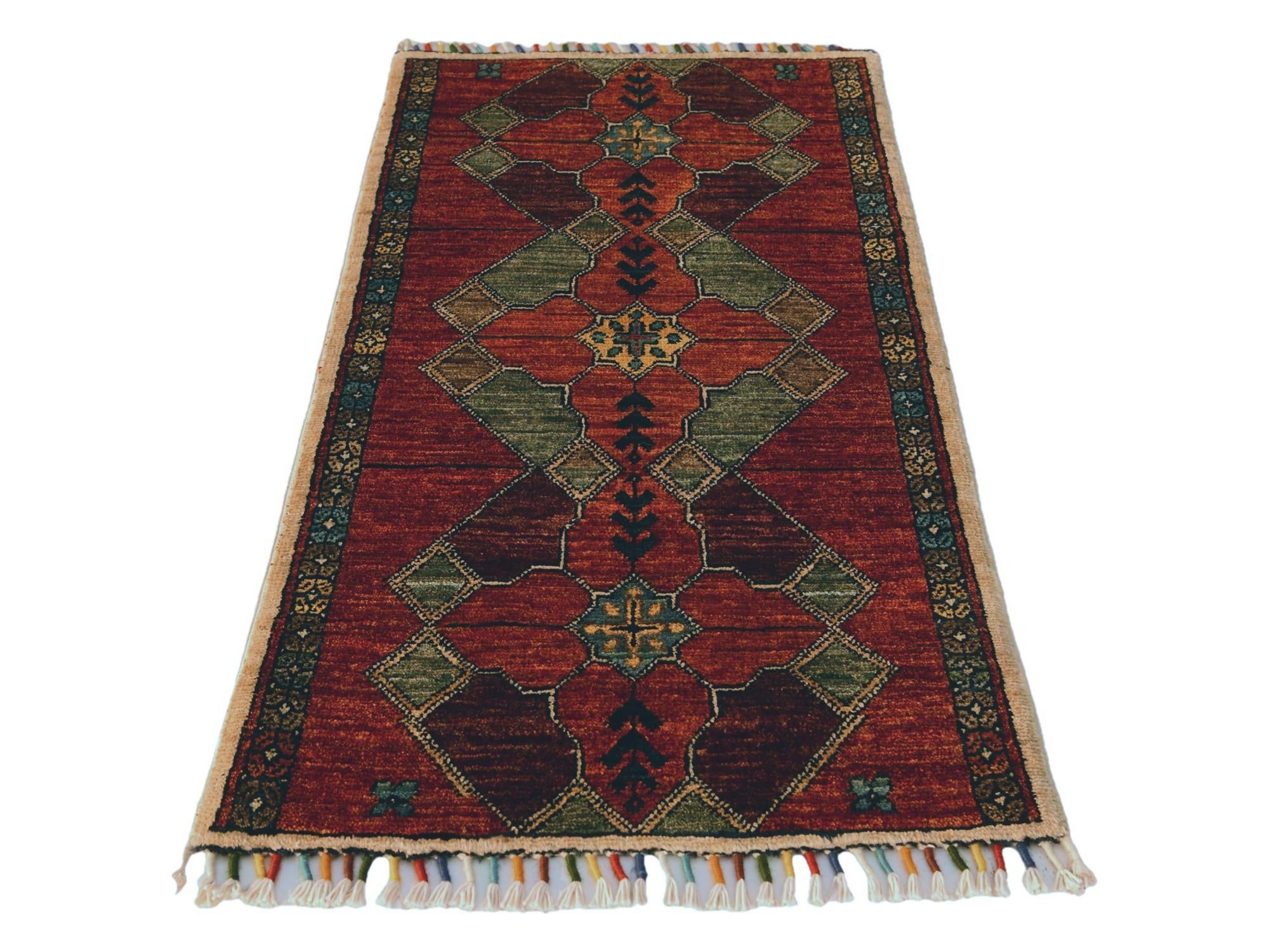 1' 9 x 3' 4 Hand Knotted Ariana Ziegler Rug