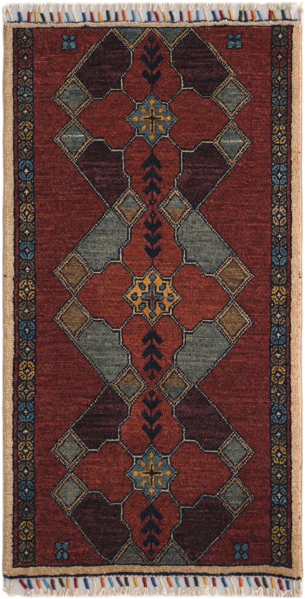 1' 9 x 3' 4 Hand Knotted Ariana Ziegler Rug