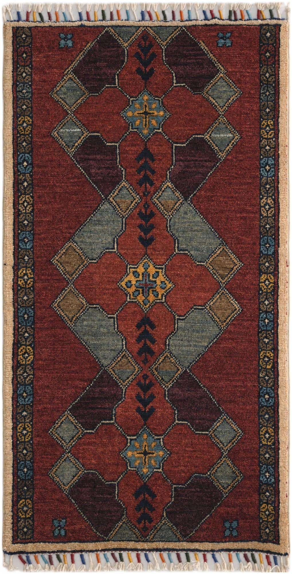 1' 9 x 3' 4 Hand Knotted Ariana Ziegler Rug