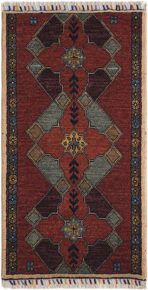 1' 9 x 3' 4 Hand Knotted Ariana Ziegler Rug