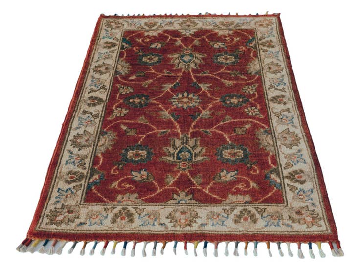 Detail image of 2' x 2' 11 Hand Knotted Ariana Ziegler Rug