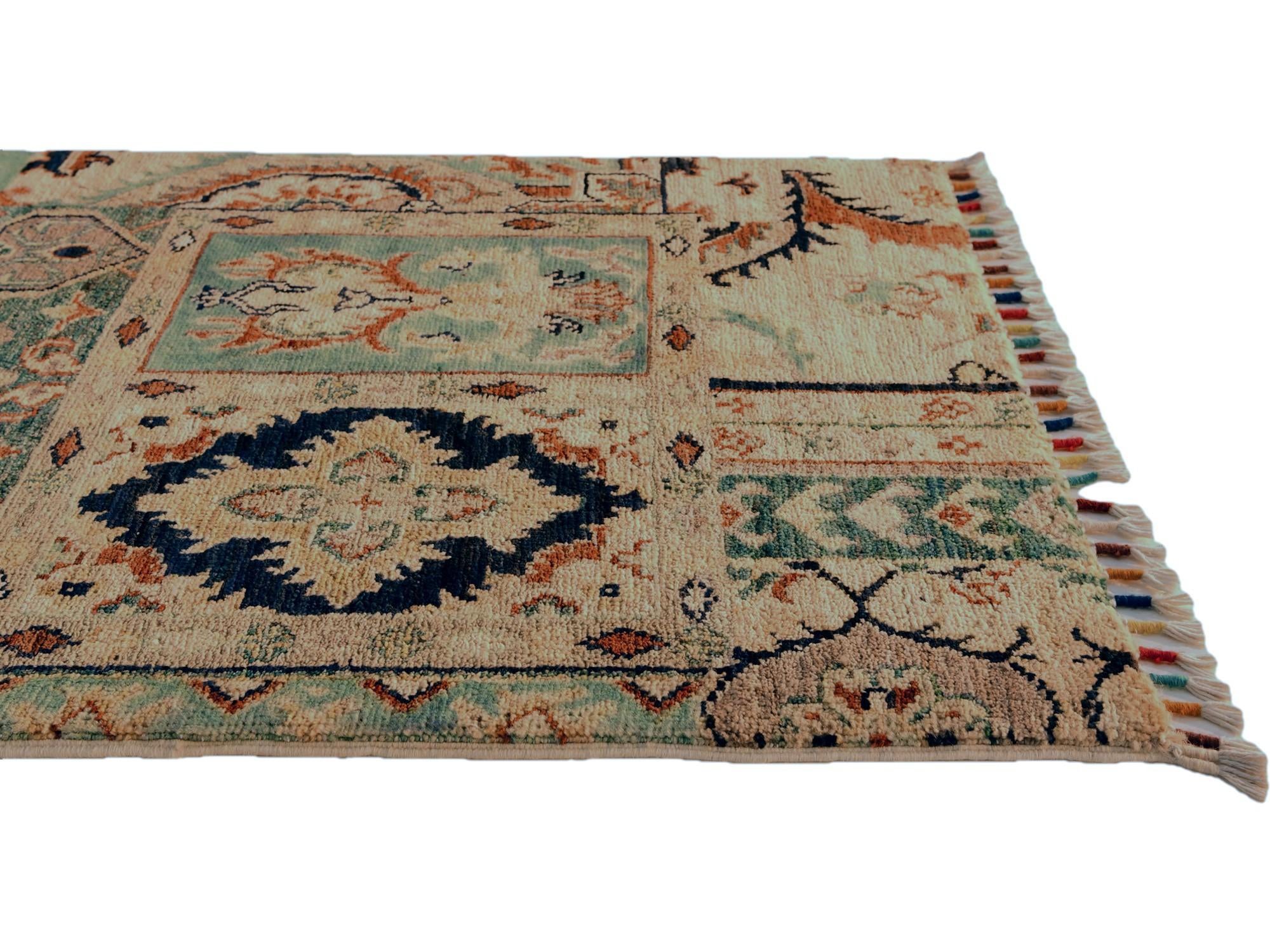 2' x 2' 11 Hand Knotted Ariana Ziegler Rug