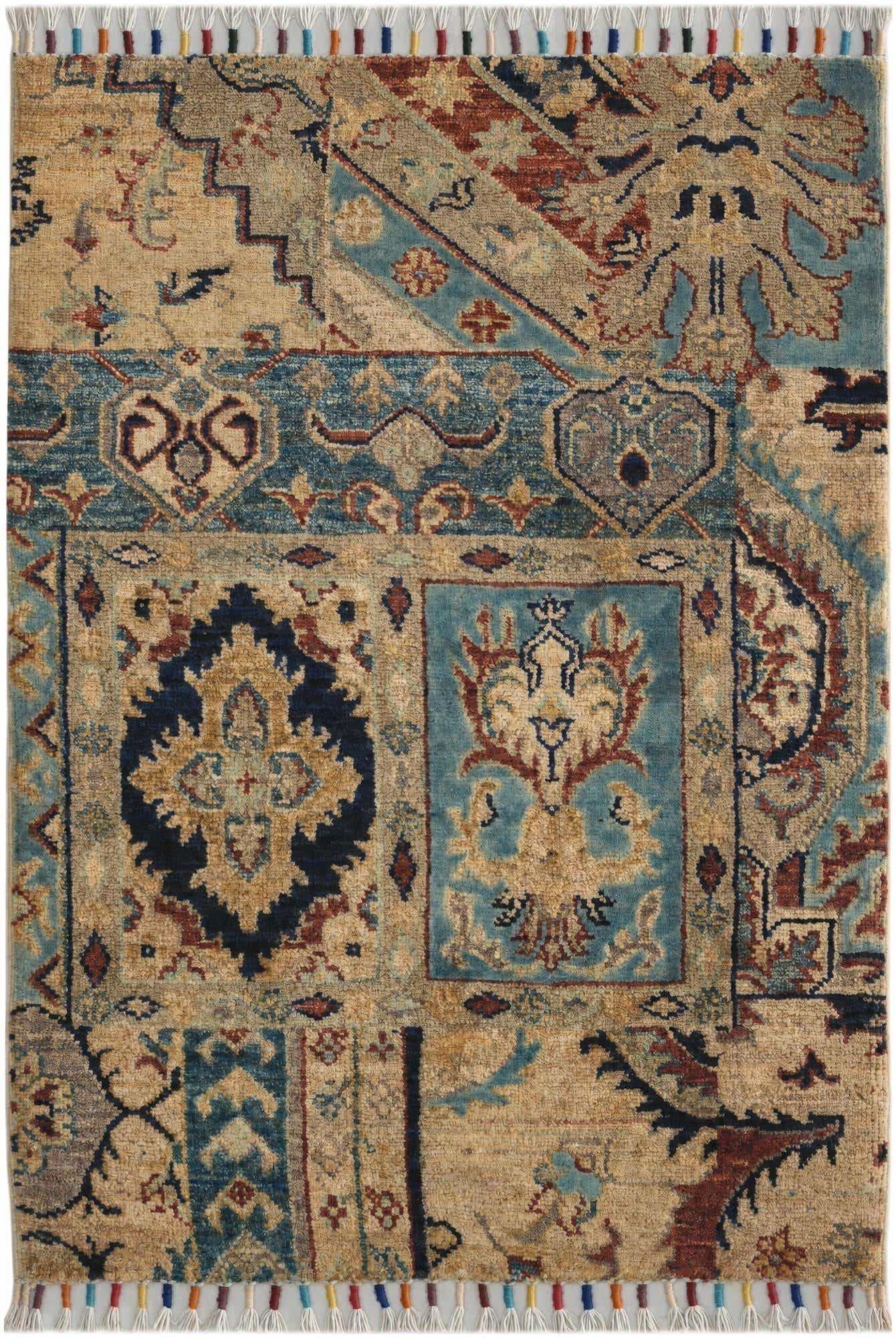 2' x 2' 11 Hand Knotted Ariana Ziegler Rug