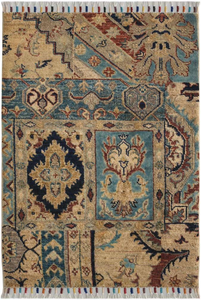 2' x 2' 11 Hand Knotted Ariana Ziegler Rug