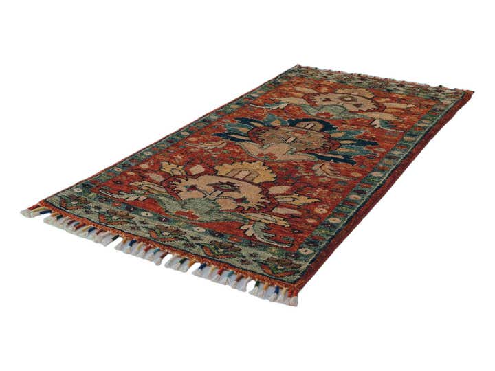1' 9 x 3' 4 Hand Knotted Ariana Ziegler Rug