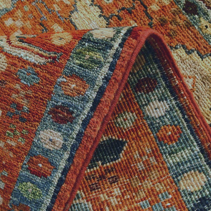 Detail image of 1' 9 x 3' 4 Hand Knotted Ariana Ziegler Rug