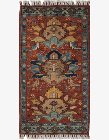 1' 9 x 3' 4 Hand Knotted Ariana Ziegler Rug