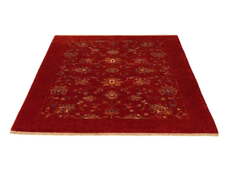 Detail image of 5' x 6' 4 Hand Knotted Ariana Ziegler Rug