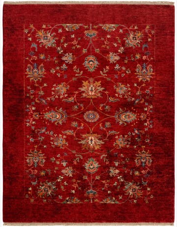 5' x 6' 4 Hand Knotted Ariana Ziegler Rug