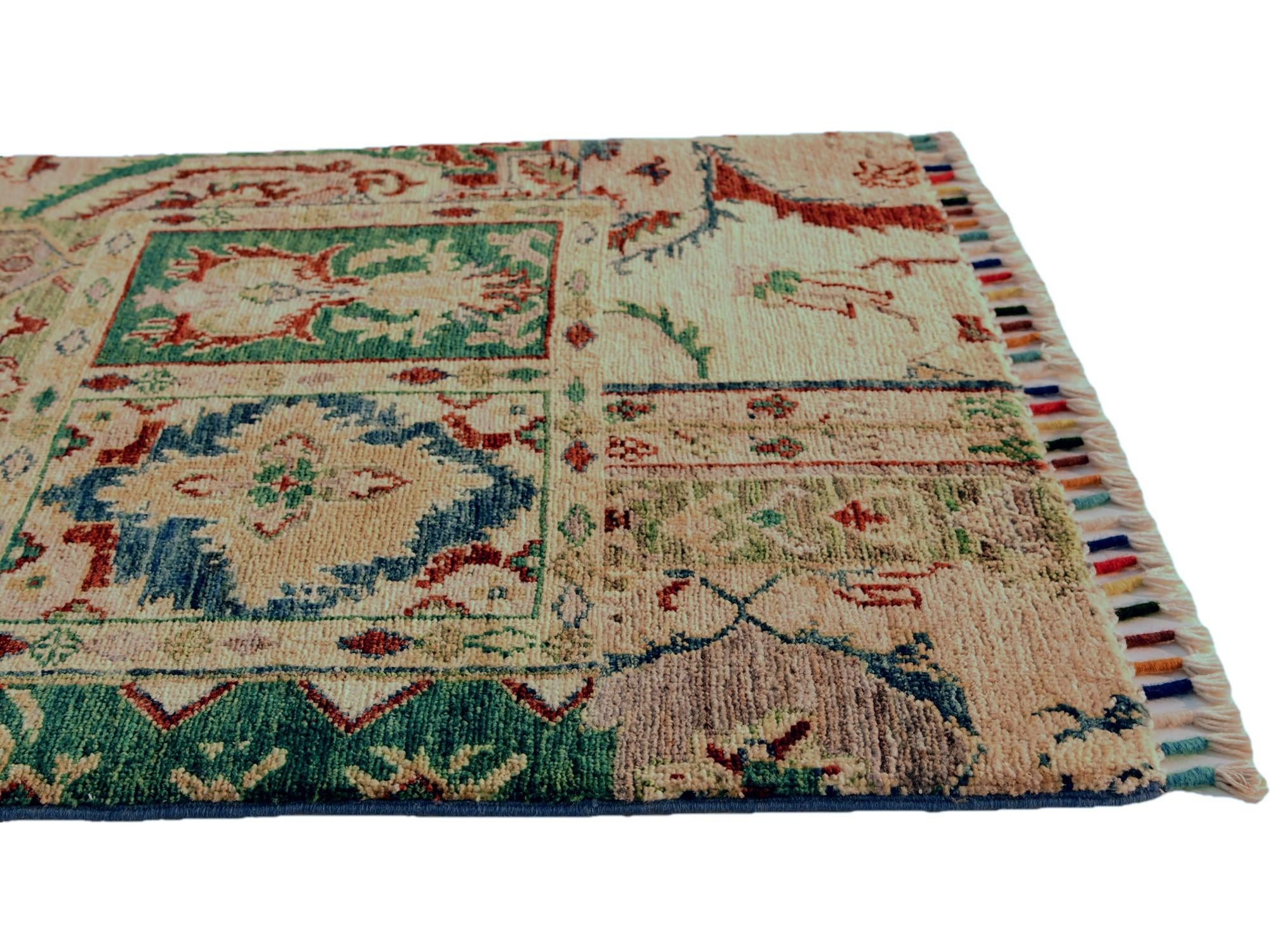 2' 1 x 2' 11 Hand Knotted Ariana Ziegler Rug