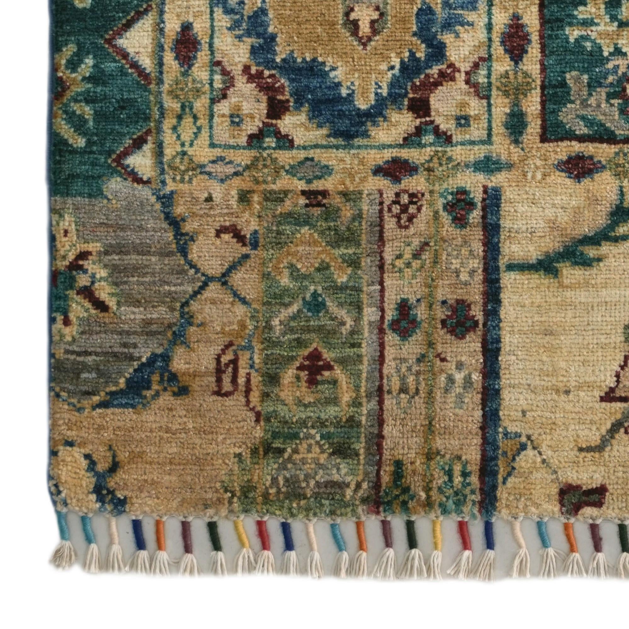 2' 1 x 2' 11 Hand Knotted Ariana Ziegler Rug