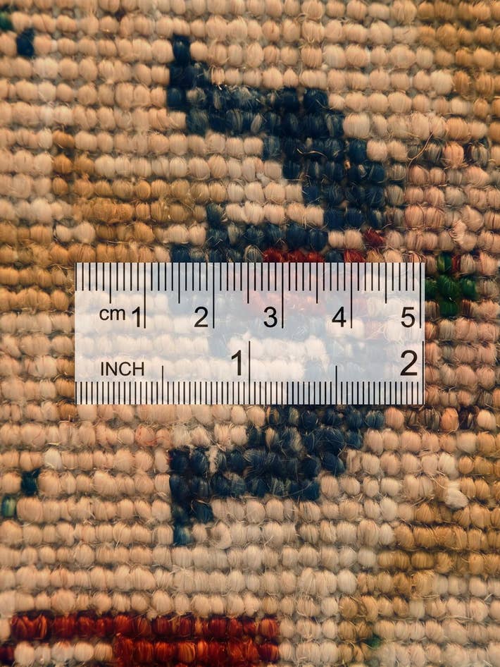 Detail image of 2' 1 x 2' 11 Hand Knotted Ariana Ziegler Rug