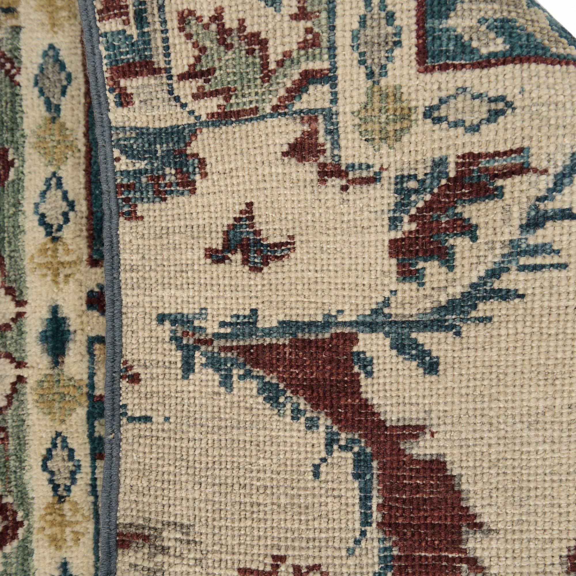 65cm x 90cm Hand Knotted Ariana Ziegler Rug