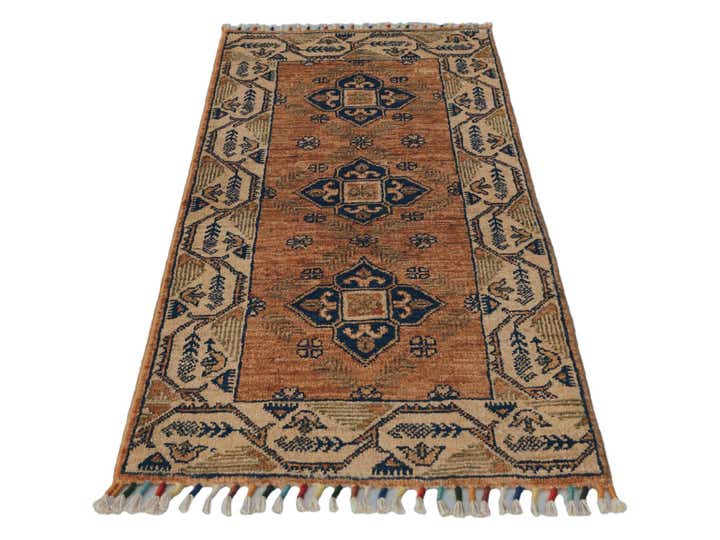 1' 8 x 3' 6 Hand Knotted Ariana Ziegler Rug