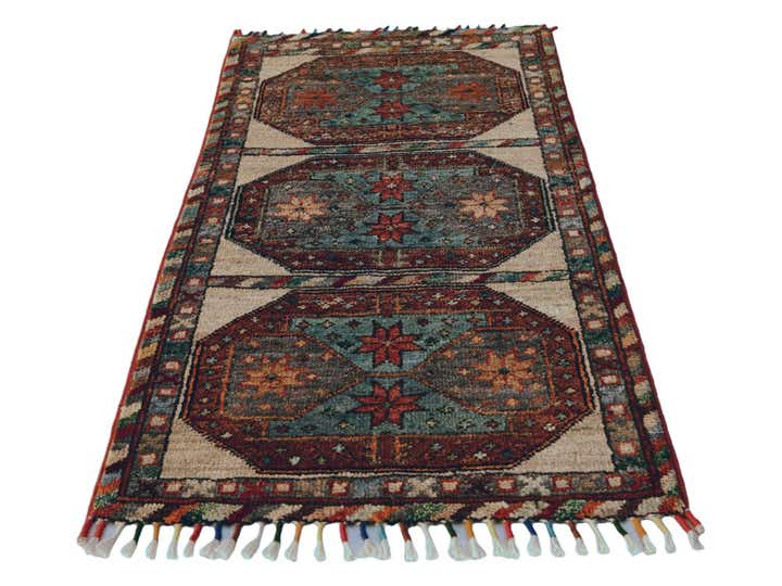 1' 8 x 3' 2 Hand Knotted Ariana Ziegler Rug