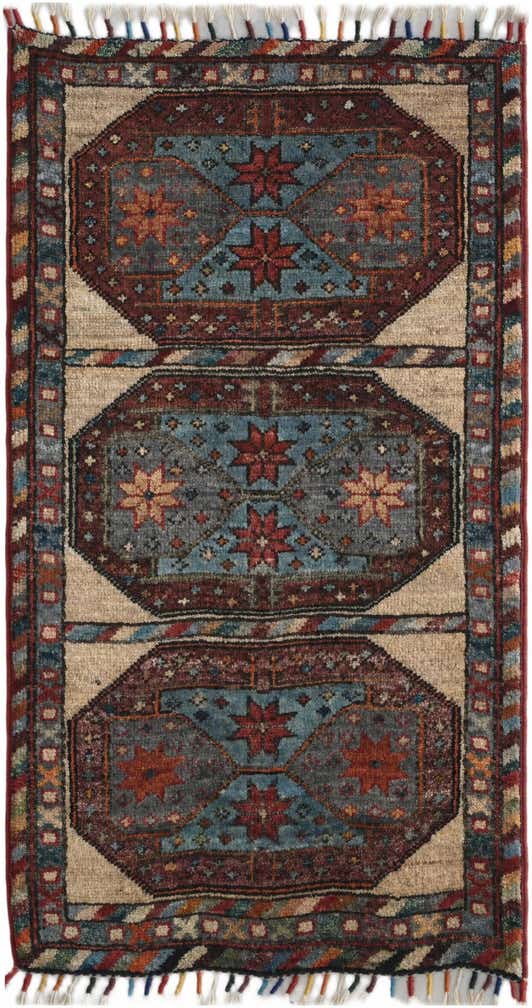 1' 8 x 3' 2 Hand Knotted Ariana Ziegler Rug