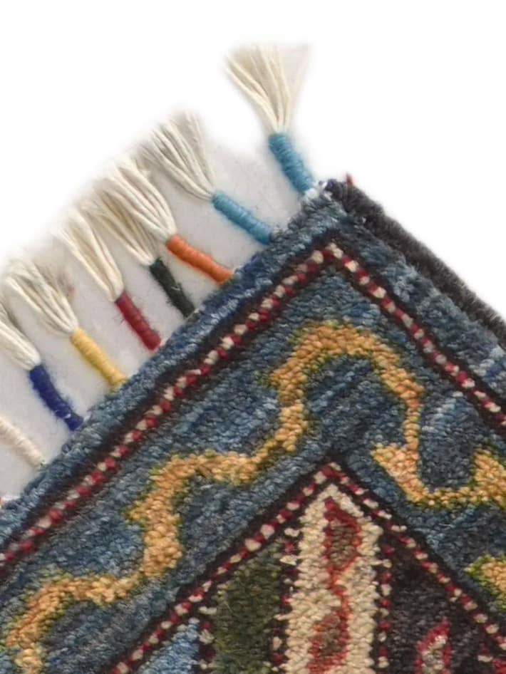 Detail image of 1' 9 x 3' 4 Hand Knotted Ariana Ziegler Rug