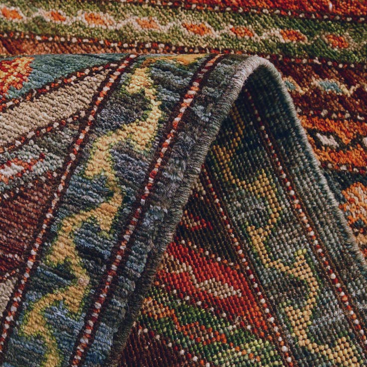 Detail image of 1' 9 x 3' 4 Hand Knotted Ariana Ziegler Rug