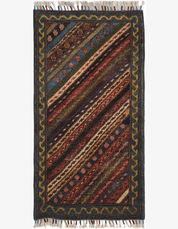 1' 9 x 3' 4 Hand Knotted Ariana Ziegler Rug
