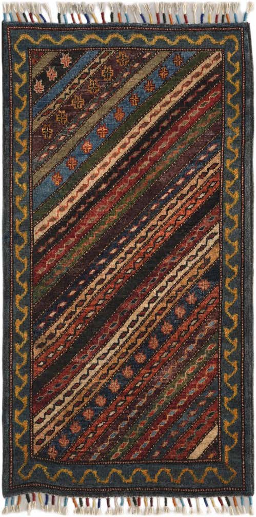 1' 9 x 3' 4 Hand Knotted Ariana Ziegler Rug