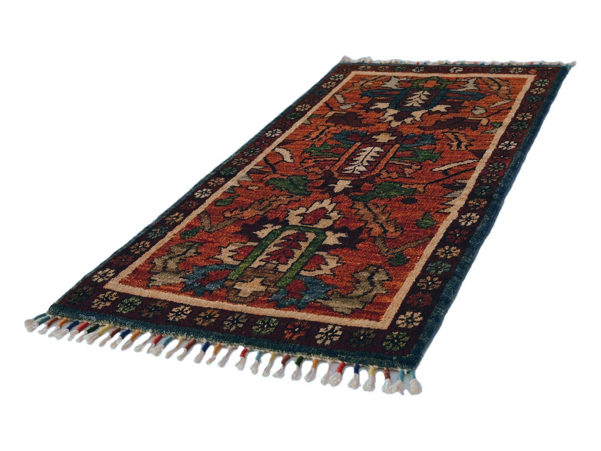 1' 8 x 3' 4 Hand Knotted Ariana Ziegler Rug