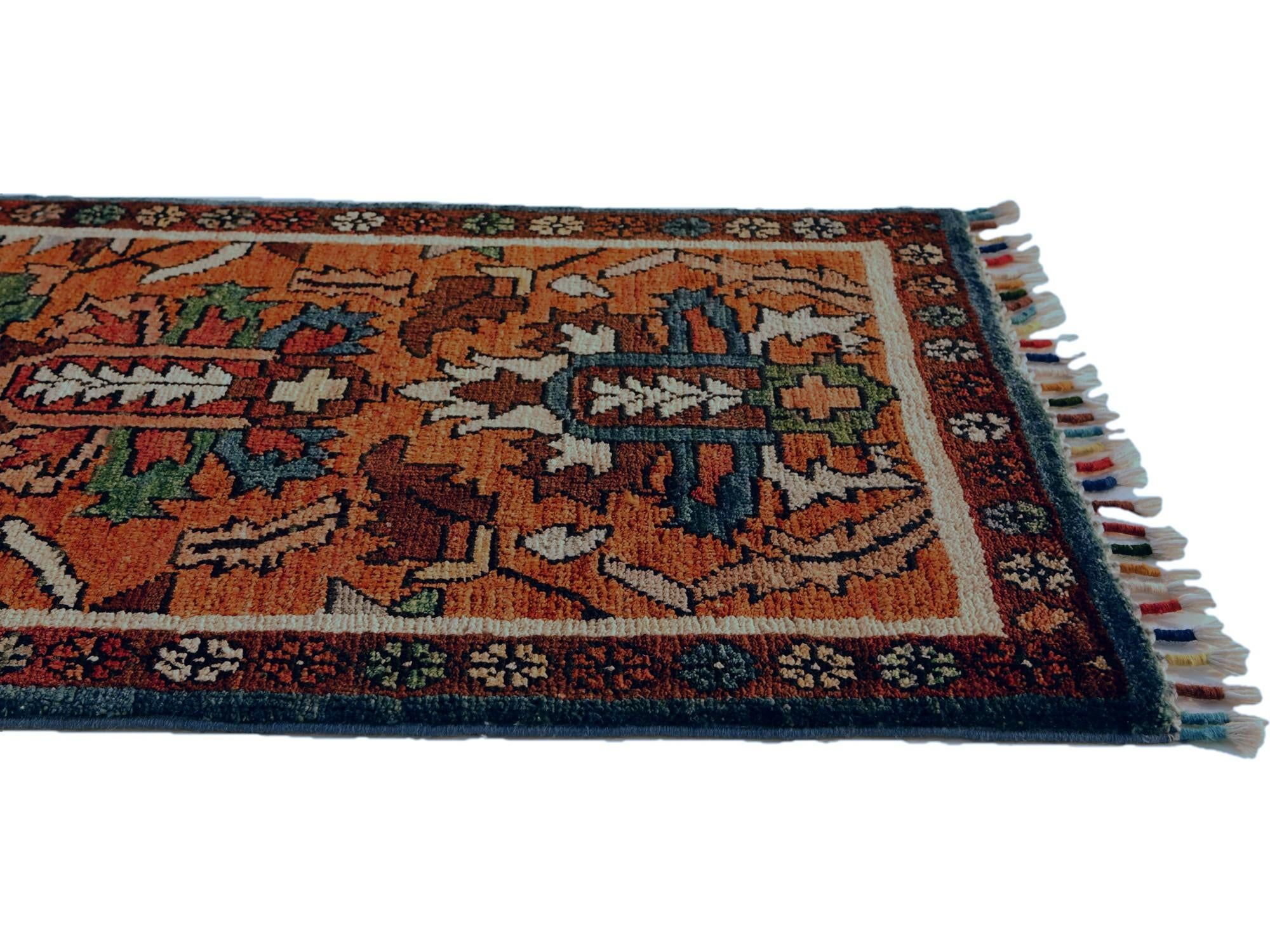 1' 8 x 3' 4 Hand Knotted Ariana Ziegler Rug