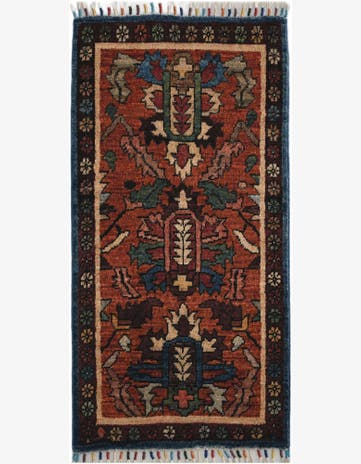 1' 8 x 3' 4 Hand Knotted Ariana Ziegler Rug