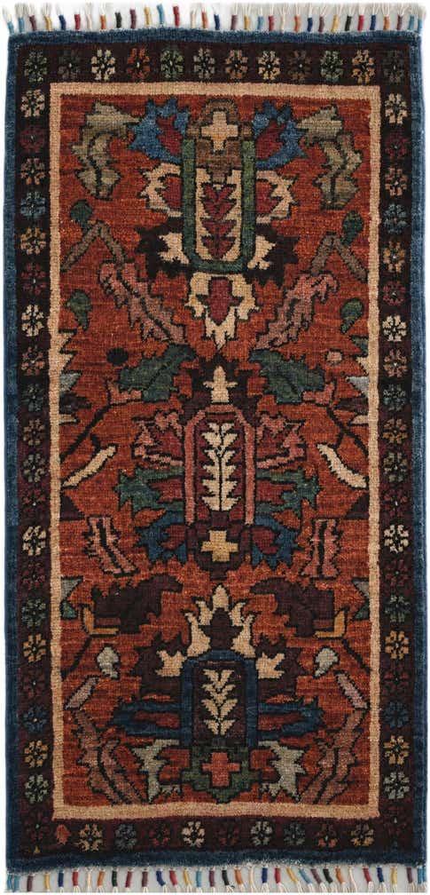 1' 8 x 3' 4 Hand Knotted Ariana Ziegler Rug