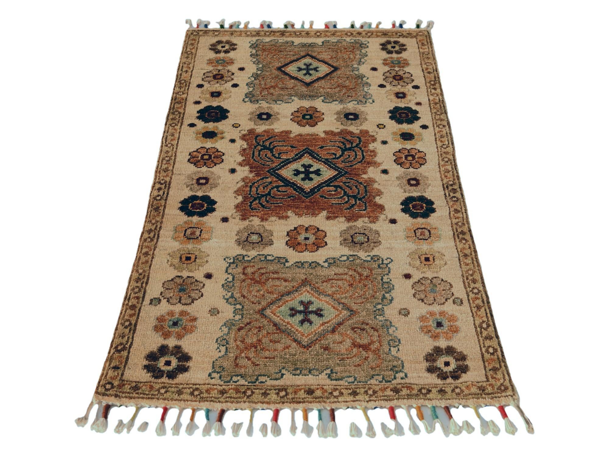 1' 10 x 3' 2 Hand Knotted Ariana Ziegler Rug