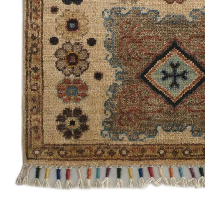 1' 10 x 3' 2 Hand Knotted Ariana Ziegler Rug