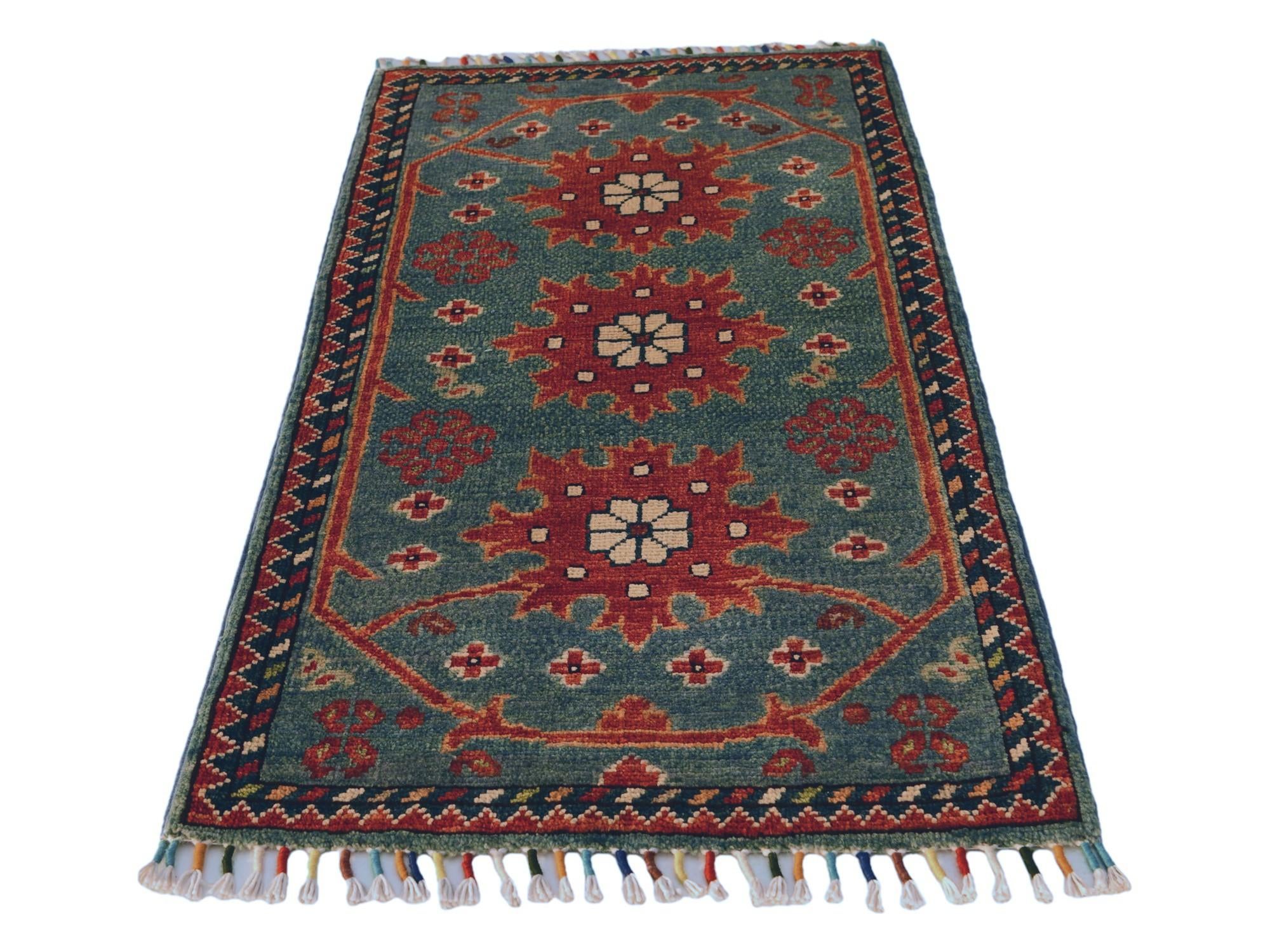 1' 9 x 3' 4 Hand Knotted Ariana Ziegler Rug
