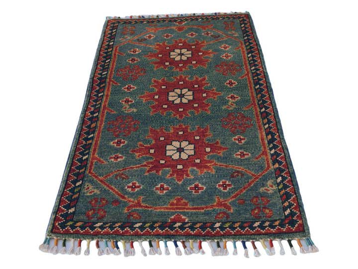 1' 9 x 3' 4 Hand Knotted Ariana Ziegler Rug