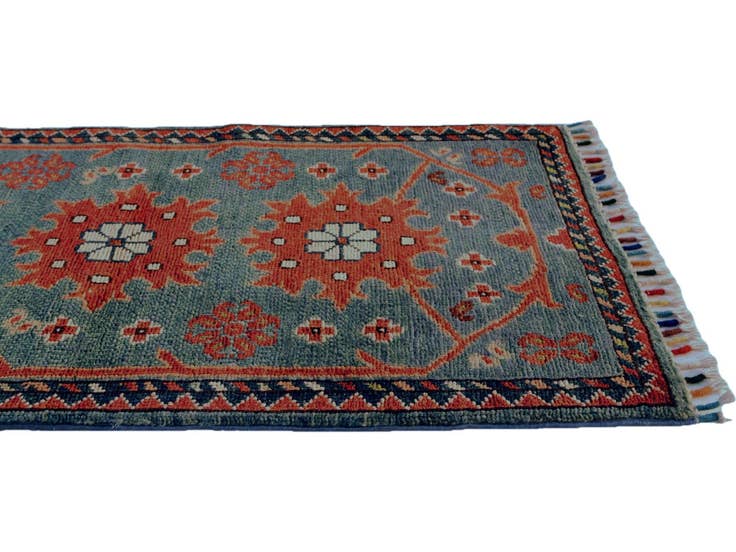 Detail image of 1' 9 x 3' 4 Hand Knotted Ariana Ziegler Rug