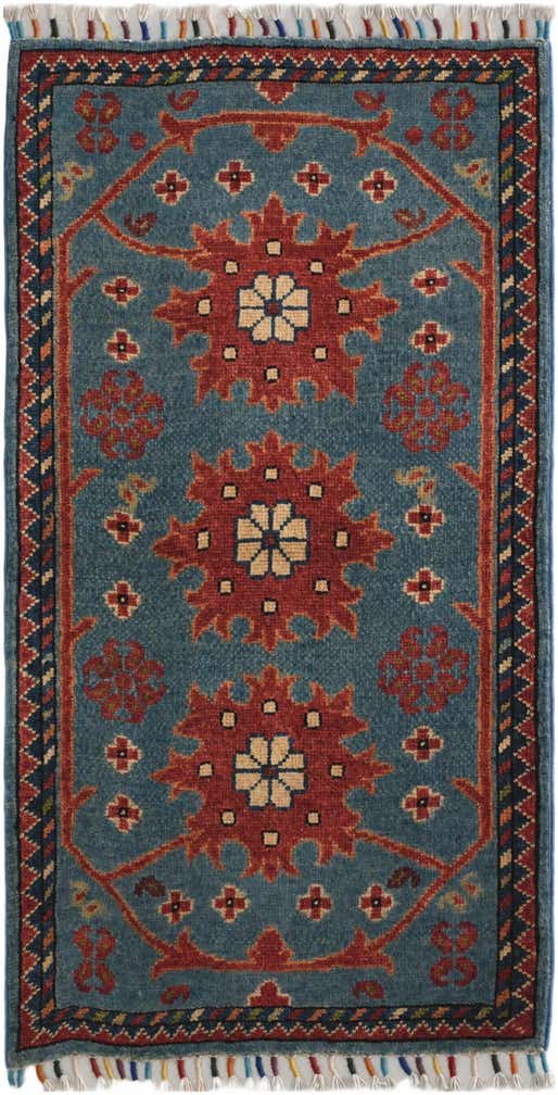 1' 9 x 3' 4 Hand Knotted Ariana Ziegler Rug