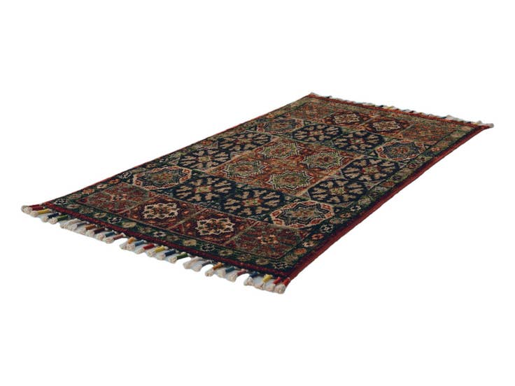 Detail image of 1' 8 x 3' 3 Hand Knotted Ariana Ziegler Rug