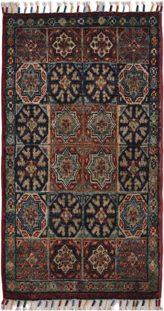 1' 8 x 3' 3 Hand Knotted Ariana Ziegler Rug